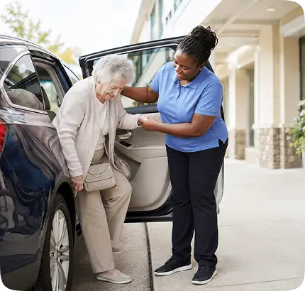 Medical transportation assistance for passengers